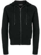 Prada Hooded Knit Cardigan - Black