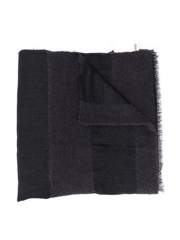 Brunello Cucinelli Glitter Detail Scarf - Black