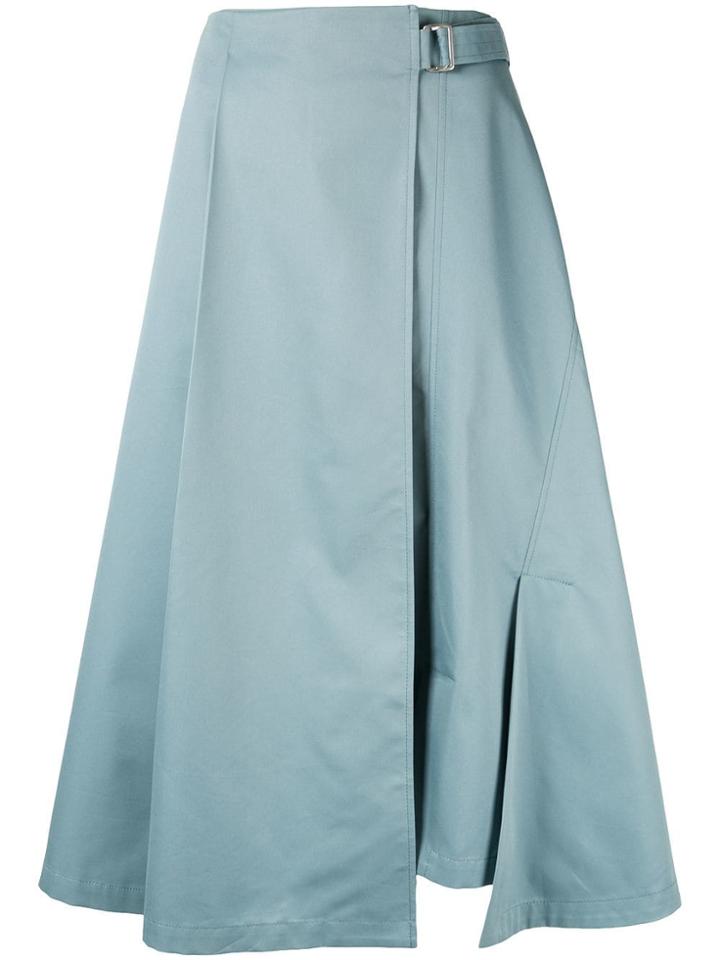 Enföld Wrap Skirt - Blue
