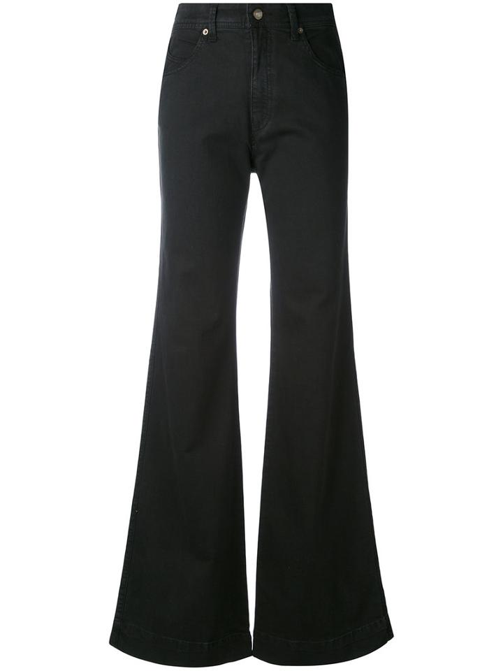 Armani Jeans - Wide-leg Jeans - Women - Cotton/spandex/elastane/lyocell - 28, Black, Cotton/spandex/elastane/lyocell