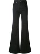 Armani Jeans - Wide-leg Jeans - Women - Cotton/spandex/elastane/lyocell - 28, Black, Cotton/spandex/elastane/lyocell