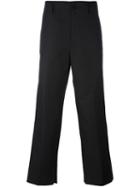 Golden Goose Deluxe Brand Wide Leg Trousers, Men's, Size: Small, Black, Cotton/polyester
