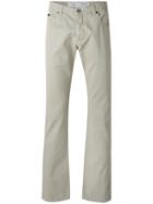 Armani Collezioni - Five Pocket Trousers - Men - Cotton - 32, Grey, Cotton