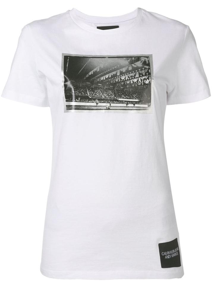 Calvin Klein Jeans Andy Warhol Photo Art T-shirt - White