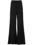 Figue - Simone Trousers - Women - Viscose - Xl, Black, Viscose