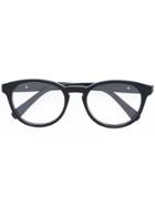 Brioni Round Frame Glasses - Black