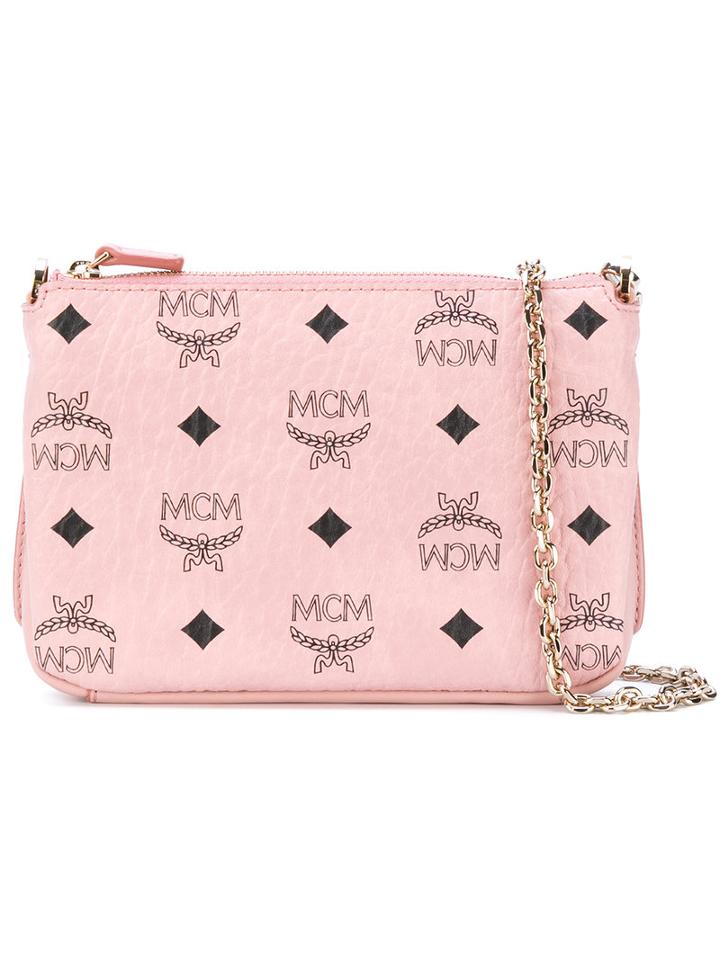 Mcm - Millie Clutch - Women - Leather - One Size, Pink/purple, Leather