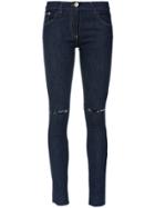 Andrea Bogosian Ripped Knees Skinny Jeans - Blue