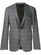 Lanvin Check Formal Blazer - Grey