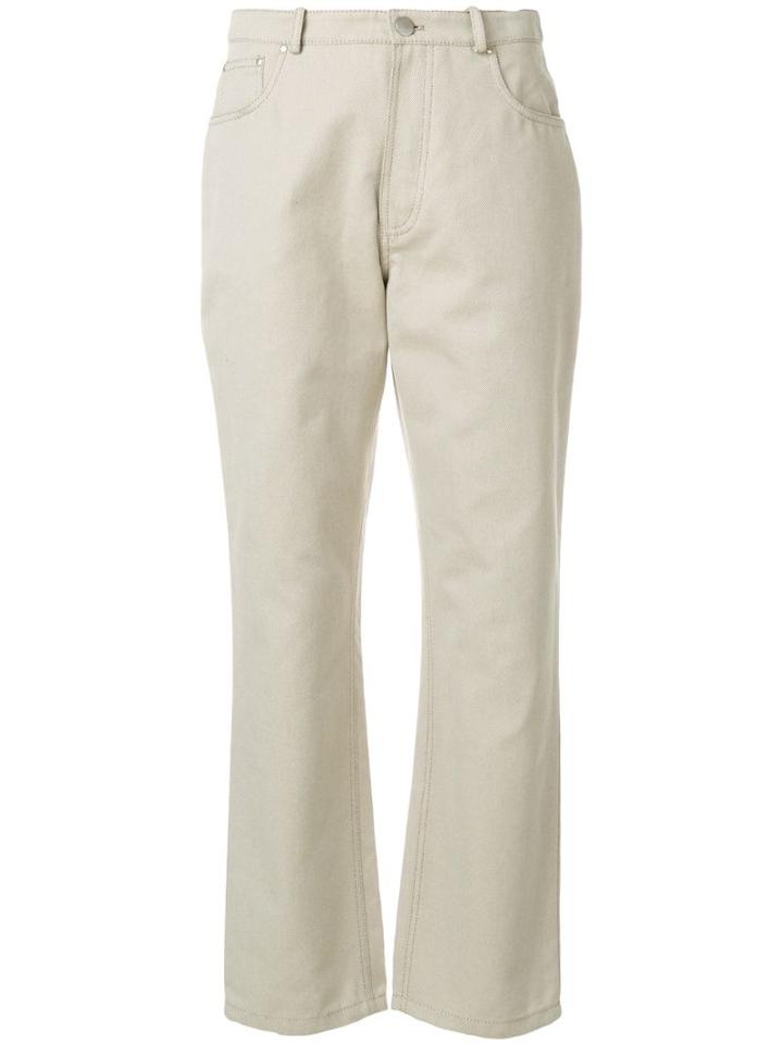 Jw Anderson Straight-leg Trousers - Neutrals