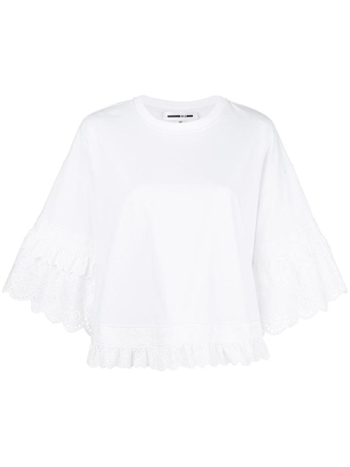 Mcq Alexander Mcqueen Embroidered Blouse - White