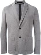 Paolo Pecora Notched Lapel Striped Blazer