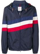 Moncler Striped Sports Jacket - Blue