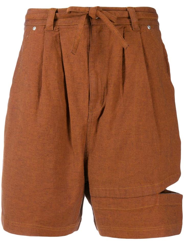 Perks And Mini Bri Bri Cut-out Shorts - Orange