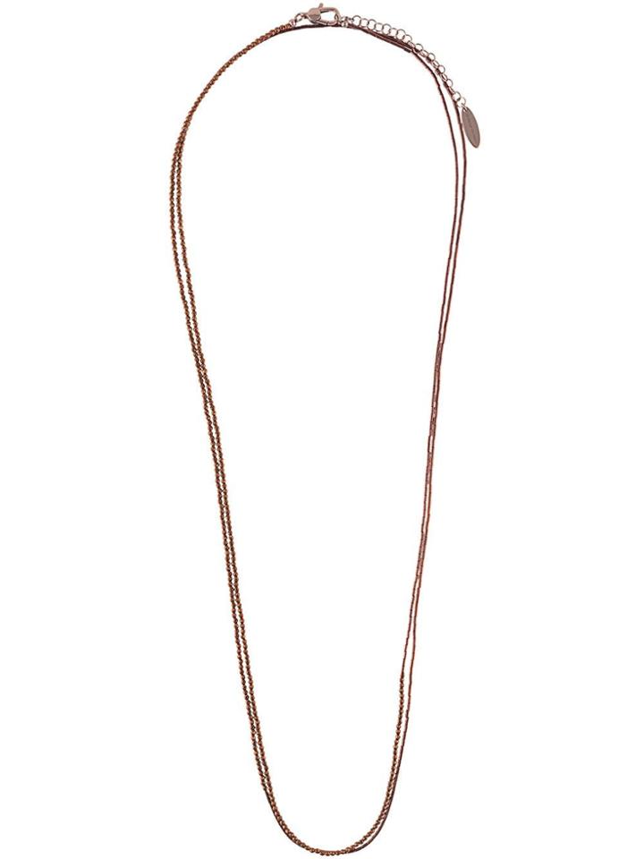 Brunello Cucinelli Spinel Necklace - Brown