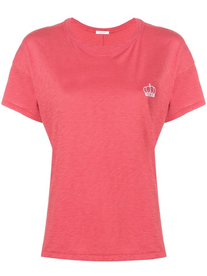 Rag & Bone Crown T-shirt - Red