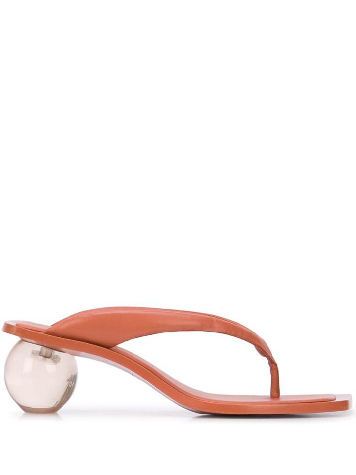 Cult Gaia Heeled Jasmin Sandals - Orange