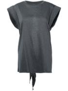 Isabel Marant - Lowell Top - Women - Cotton - 42, Women's, Grey, Cotton