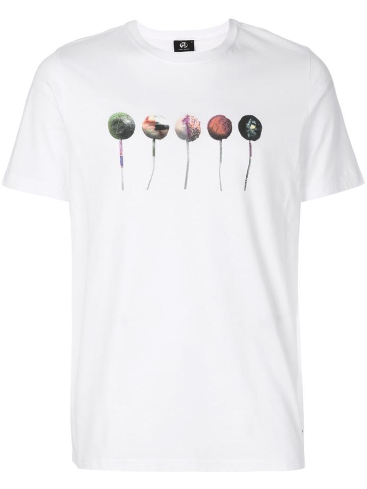 Ps By Paul Smith Lollipop Print T-shirt - White