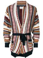 Laneus Striped Cardigan - Multicolour