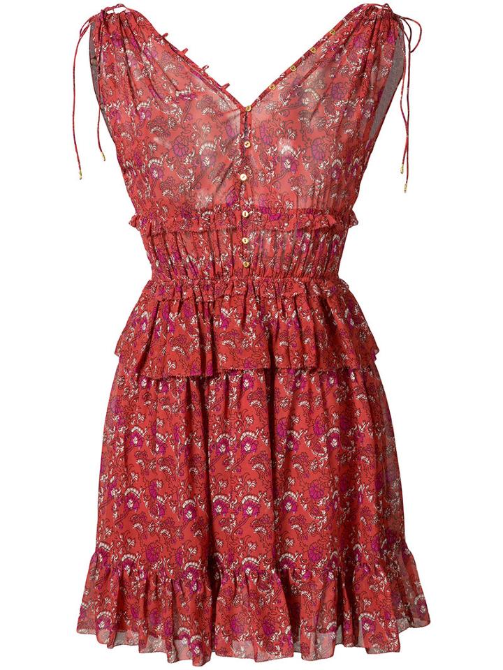 Ulla Johnson - Noelle Dress - Women - Silk/polyester - 6, Red, Silk/polyester