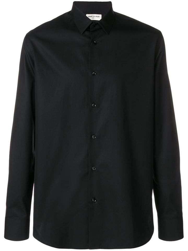 Saint Laurent Slim Fit Classic Shirt - Black