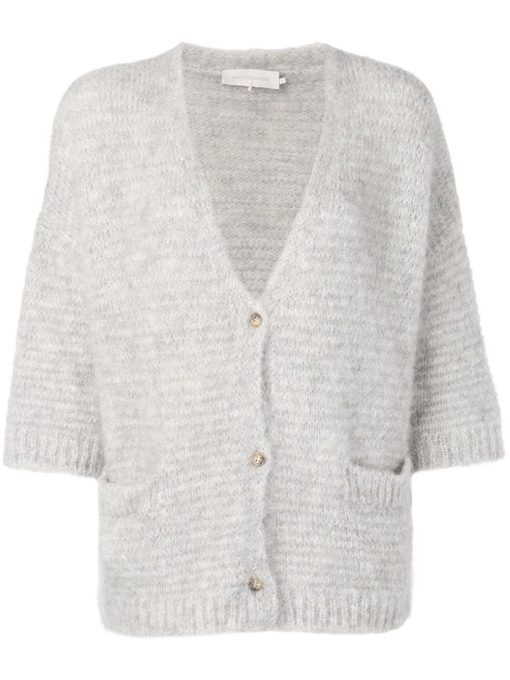 L'autre Chose V-neck Cardigan - Grey