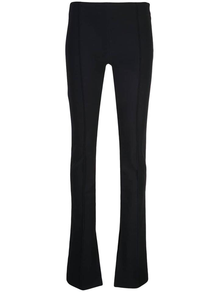 Adam Lippes Side Slit Trousers - Black