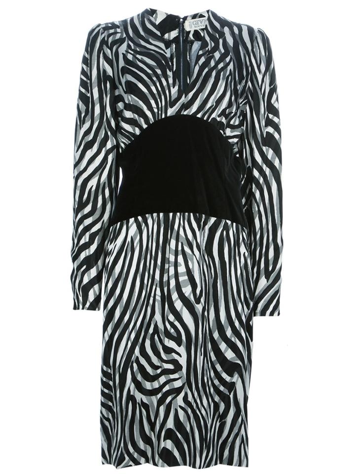 Givenchy Vintage Long Sleeved Dress - Black