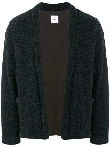 Ts(s) Textured Open Front Cardigan - Grey