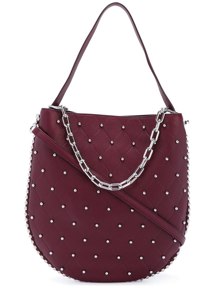 Alexander Wang Roxy Hobo With Studs - Red