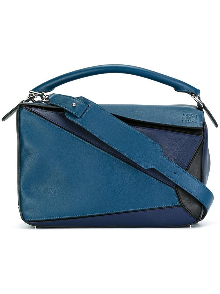 Loewe 'puzzle' Shoulder Bag, Women's, Blue