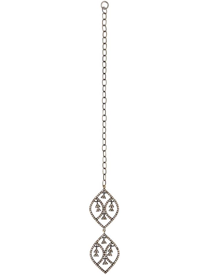 Carole Shashona 'double Blessings Crown Jewel' Diamond Head Pice, Women's, Metallic