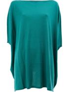 Lamberto Losani Straight-fit Knitted Top - Blue