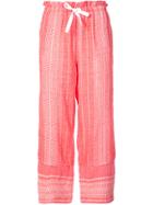 Lemlem Relaxed Fit Pants - Red