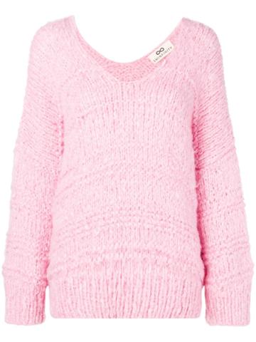 Sminfinity Chunky Knit Jumper - Pink