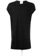 Lateral Slit T-shirt, Men's, Size: Medium, Black, Cotton, Lost & Found Rooms