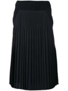 Givenchy Mid-length Contrast Skirt - Black