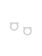 Salvatore Ferragamo Gancio Stud Earrings - Metallic