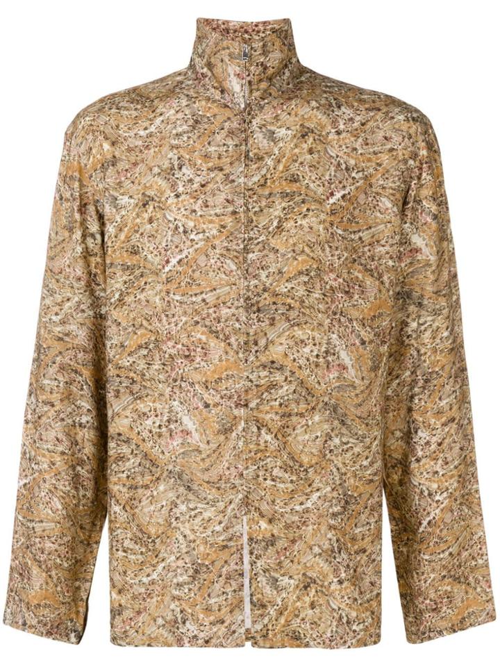 Lemaire Printed Shirt - Neutrals