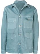Ps Paul Smith Button Shirt Jacket - Blue
