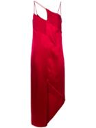 Dion Lee Diagonal-strap Shift Dress - Red
