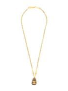 Chanel Pre-owned Cc Drop Pendant Necklace - Gold