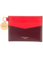 Givenchy Engraved Logo Charm Cardholder - Red
