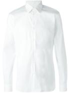 Burberry Slim Fit Stretch Cotton Shirt - White