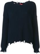 Guardaroba Distressed Detail Jumper - Blue