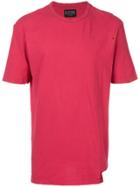 Overcome Burnout Asymmetric T-shirt - Red