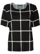 Steffen Schraut Checked T-shirt Blouse