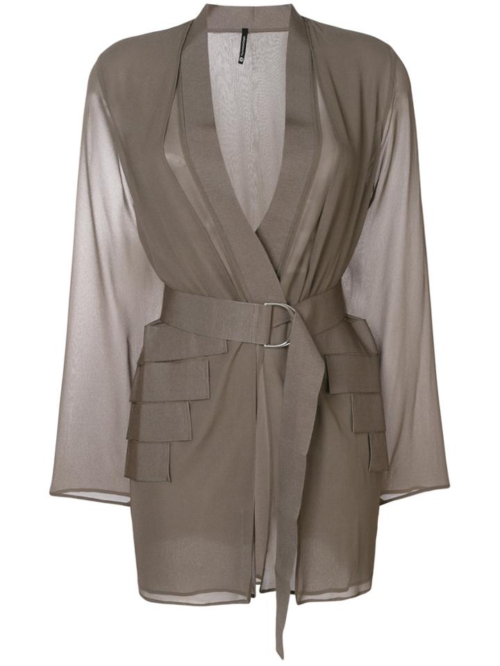Pierantoniogaspari Belted Jacket - Brown