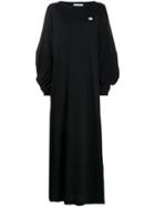Société Anonyme Ruched Sleeve Maxi Dress - Black